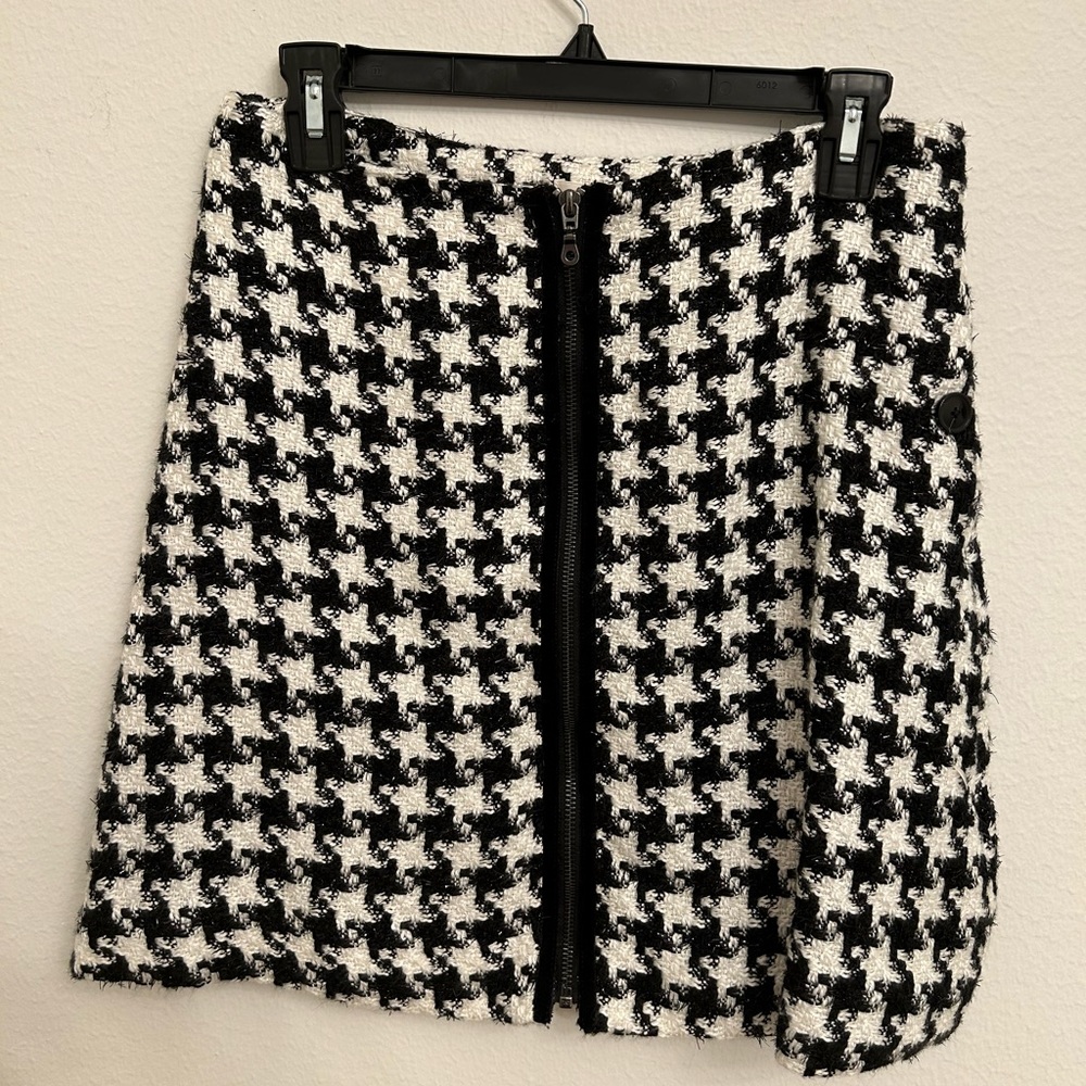 Anthropologie Front Zip Skirt